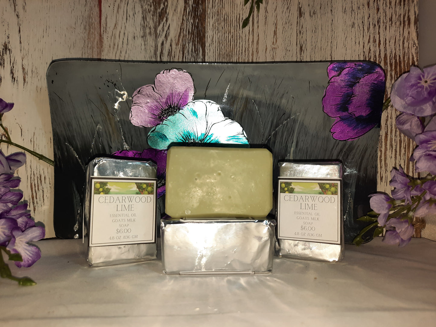 CEDARWOOD LIME Goats Milk Soap