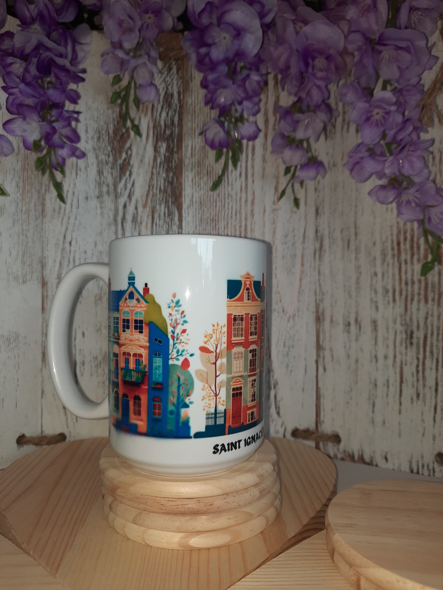 15 OZ CERAMIC NEIGHBORHOOD HOT & COLD MUG