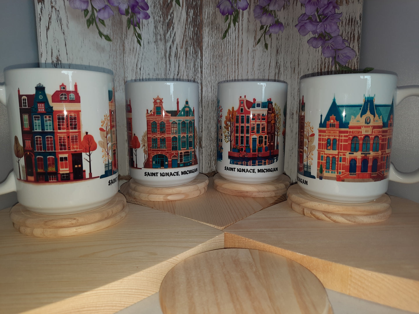 15 OZ CERAMIC NEIGHBORHOOD HOT & COLD MUG