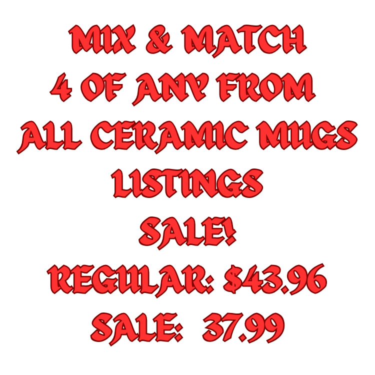 15 OZ CERAMIC MISCELLANEOUS HOT & COLD MUG