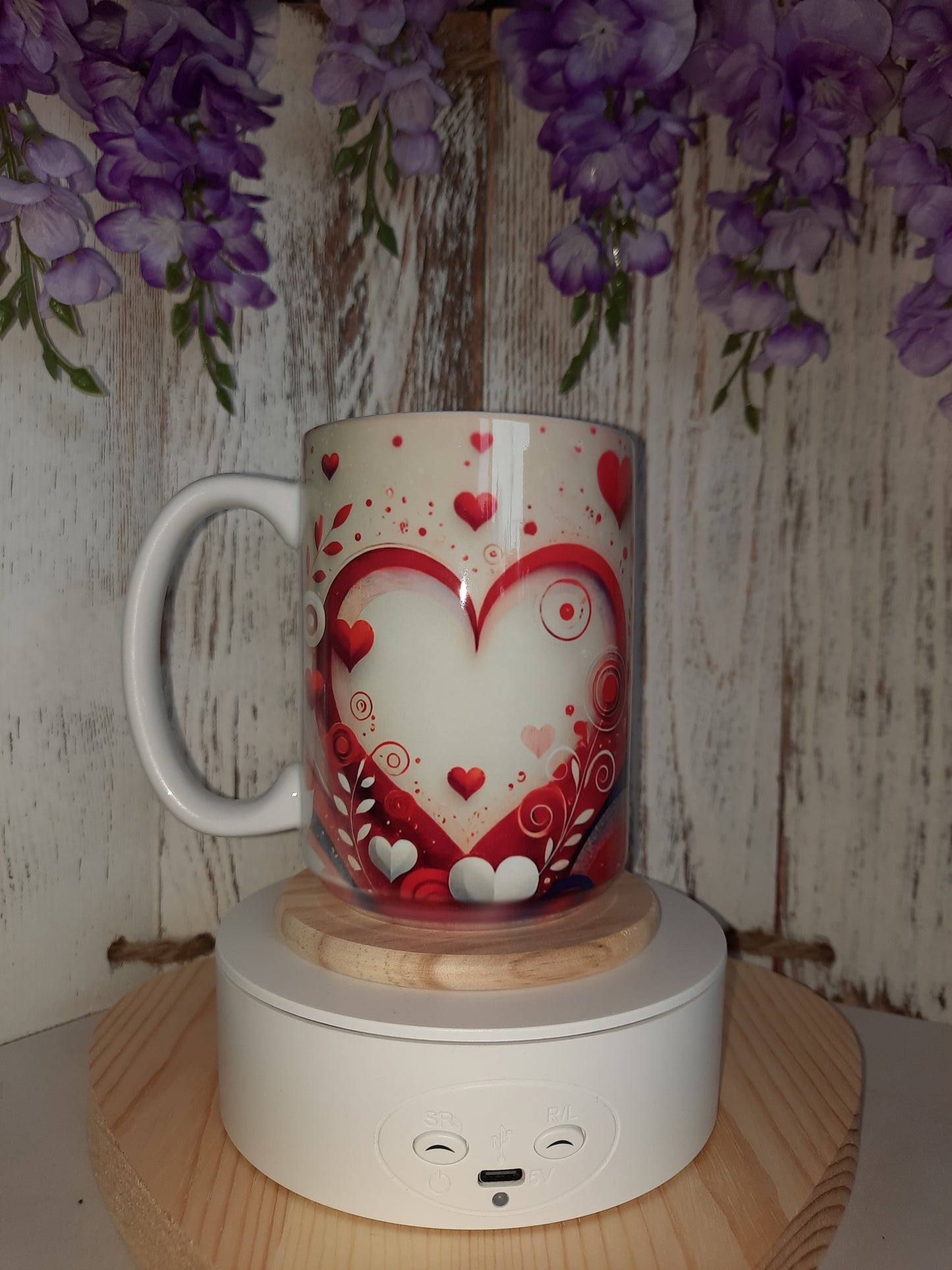 15 OZ CERAMIC VALENTINES HOT & COLD MUG