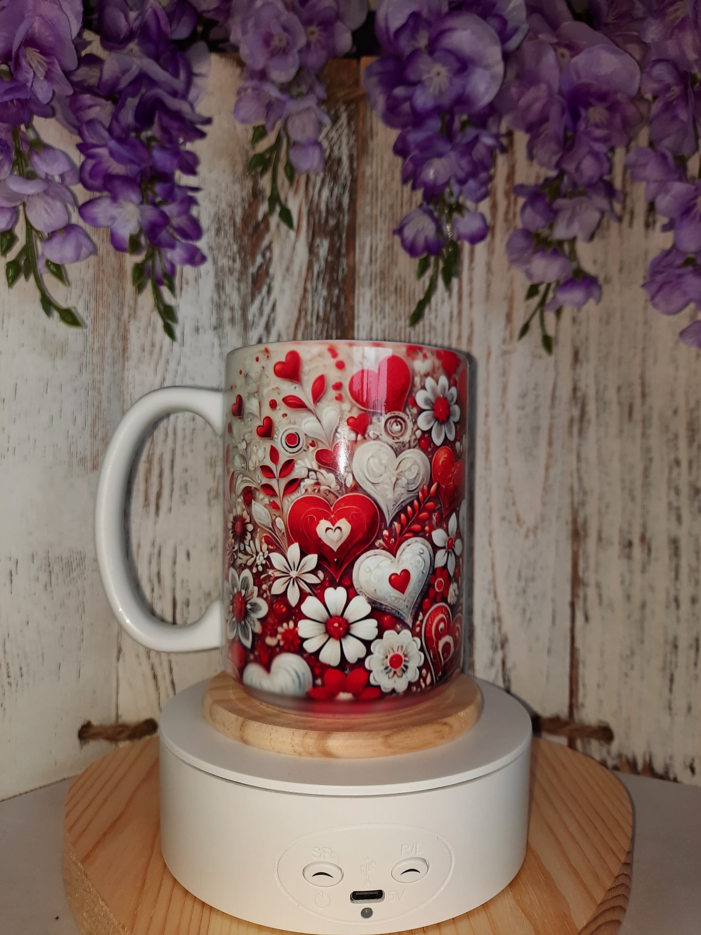 15 OZ CERAMIC VALENTINES HOT & COLD MUG