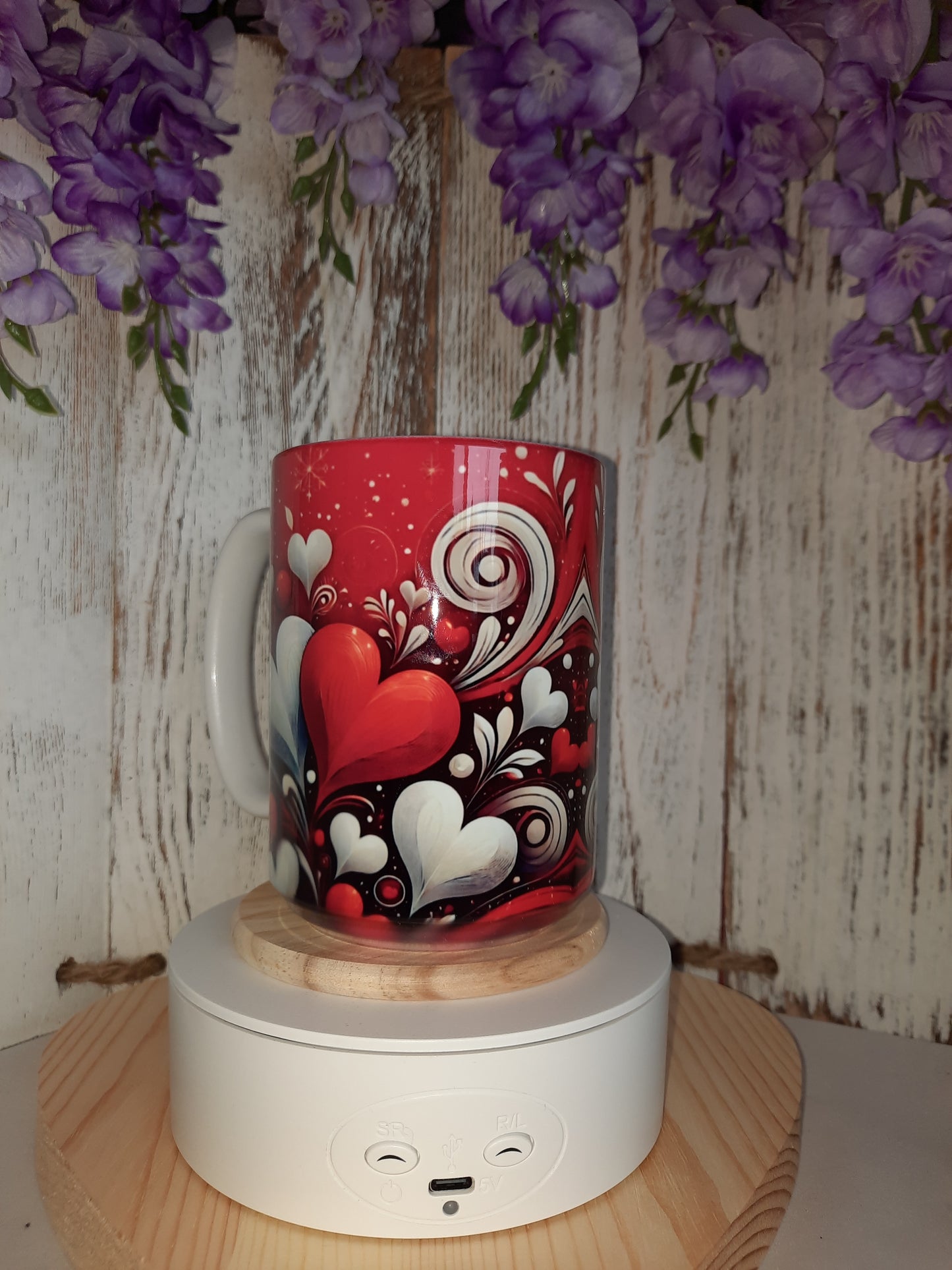 15 OZ CERAMIC VALENTINES HOT & COLD MUG