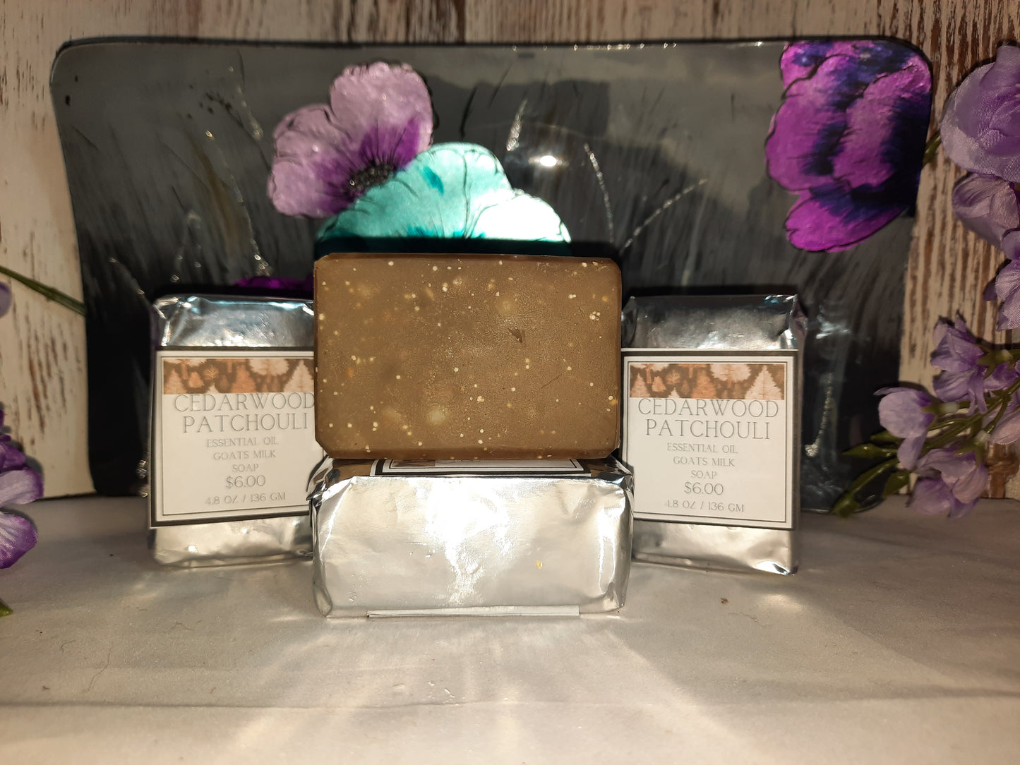CEDARWOOD PATCHOULI Goats Milk Soap