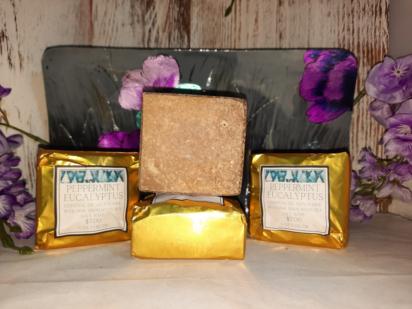 PEPPERMINT EUCALYPTUS HIMALAYAN SEA SALT SOAP