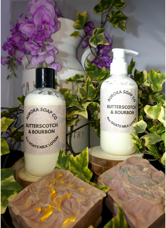 Butterscotch & Bourbon Goats Milk Lotion