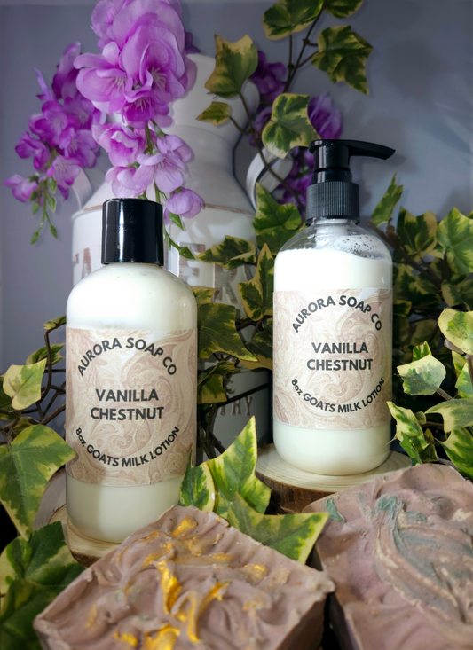 Vanilla Chestnut Goats Milk Lotion (Seasonal-Limited Supply)