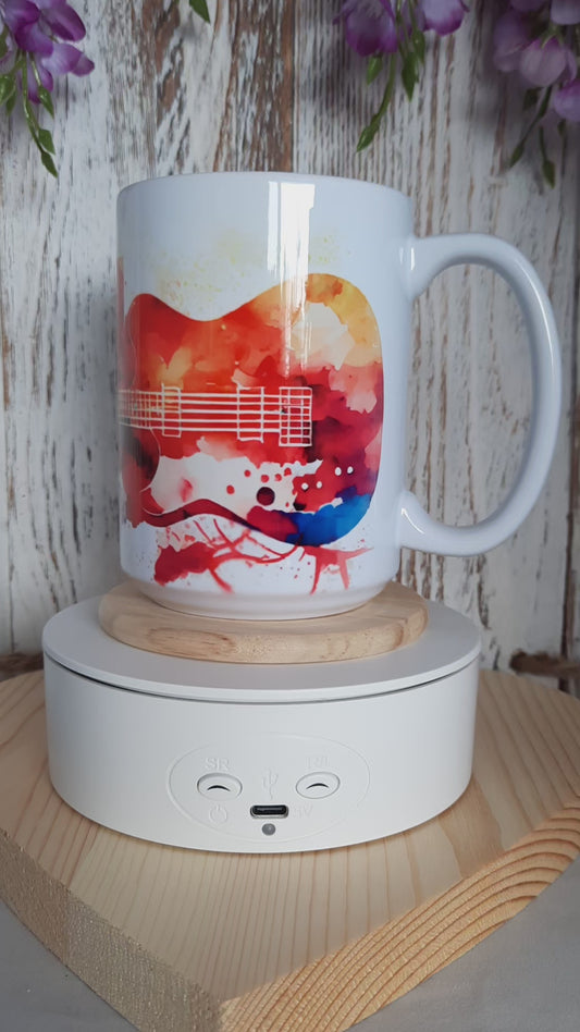 15 OZ CERAMIC HOT & COLD MUSIC MUGS